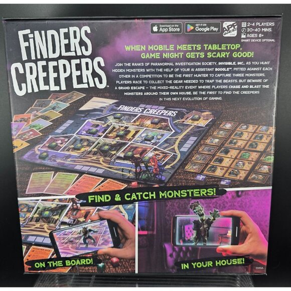 Finders Creepers Board Game Hunt Digital Monsters with Phone AR Family Strategy - Picture 5 of 10